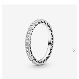 Pandora Stacking Band Sterling Silver Size 6